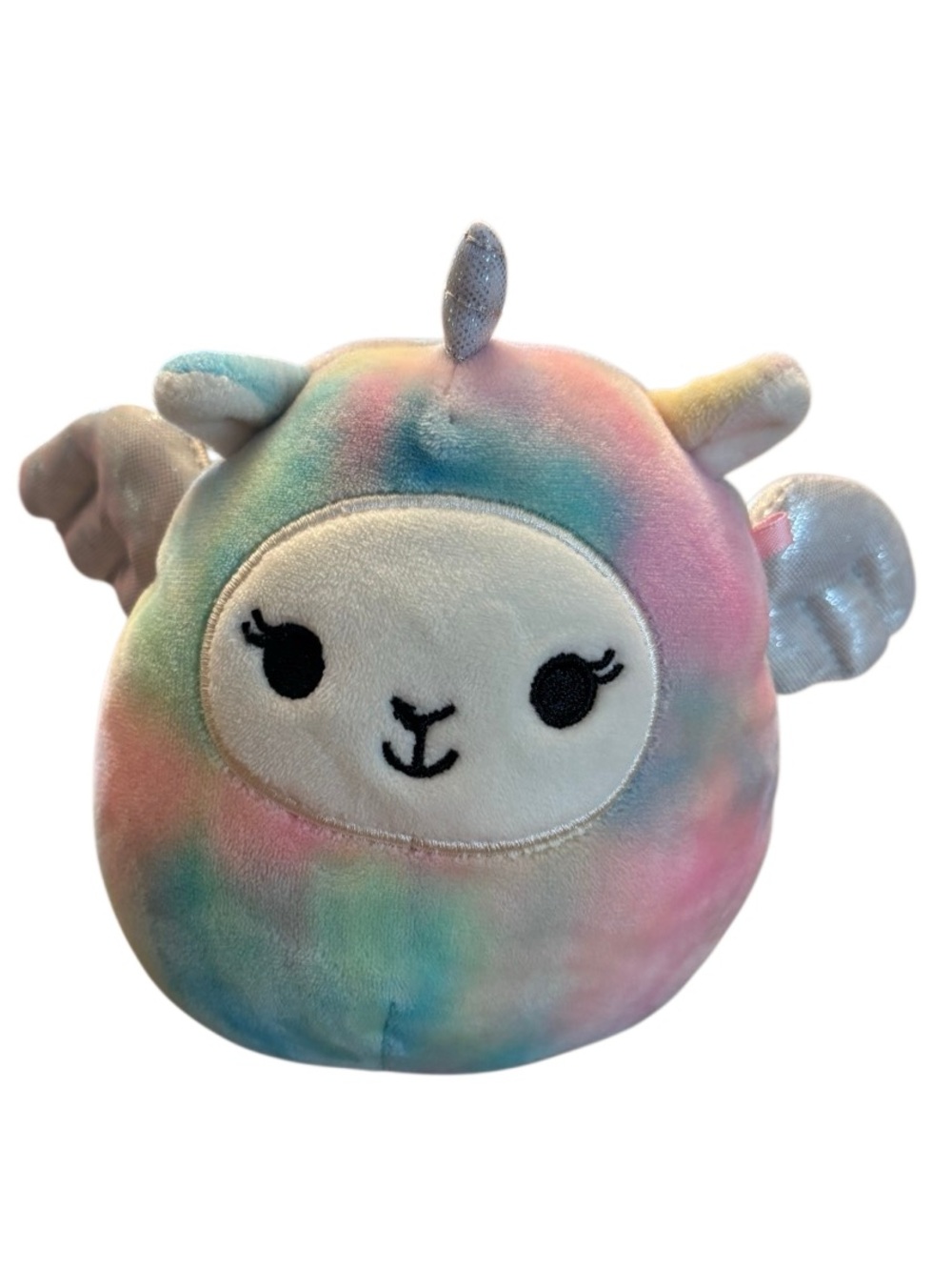 Squishmallows Pastel Tie Dye Winged Unicorn Kellytoy 2020 Plush